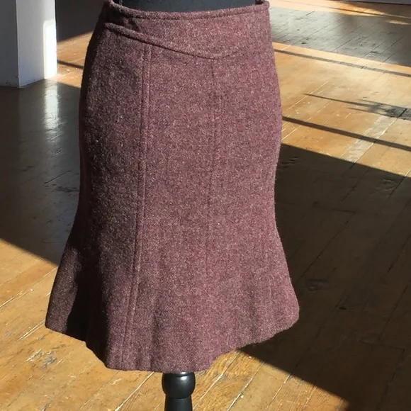 Kors By Michael Kors Burgundy wool skirt - Picture 8 of 9